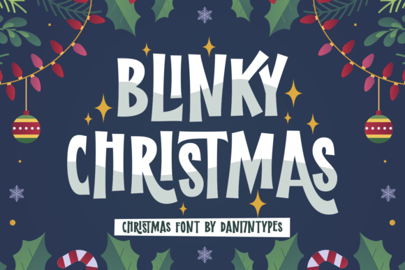 Blinky Christmas: The Font That Brings Holiday Cheer to Every Design