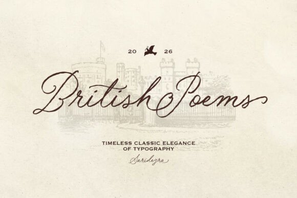 Capturing Timeless Charm: The British Poems Typeface