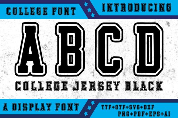 College Jersey Black: More Than Just a Font, It's a Vibe