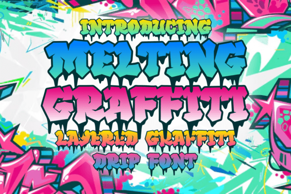 Melting Graffiti: The Drip Font That Captures Street Culture