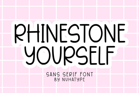 Rhinestone Yourself: A Font That Adds Sparkle to Every Design