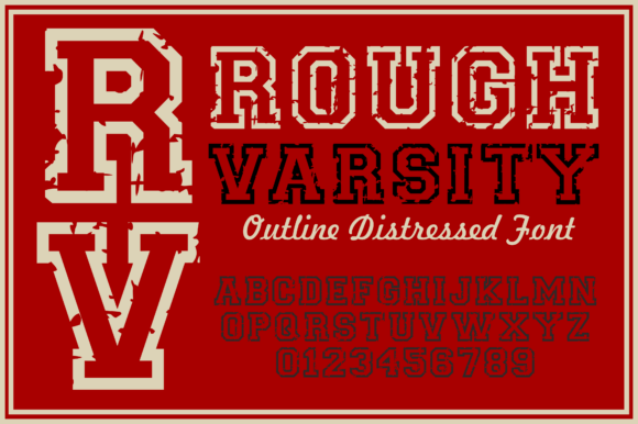 Rough Varsity: The Bold Typeface for Authentic Branding