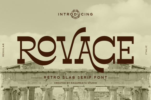 Rovace: A Retro Slab Serif with Modern Punch