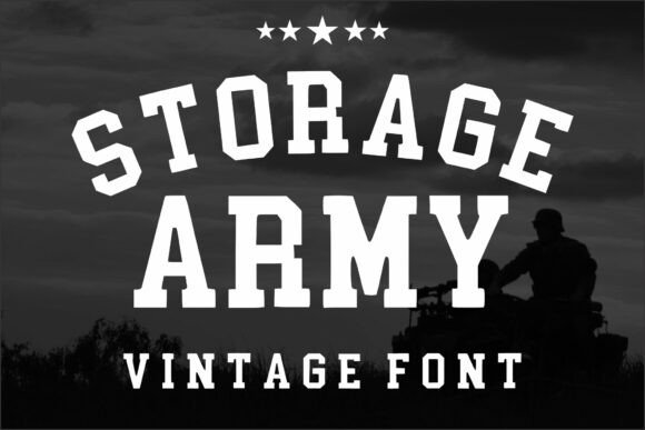 Storage Army: Bold Slab Serif for Powerful Branding