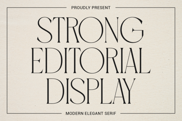 Strong Editorial Display: Typography That Commands Attention