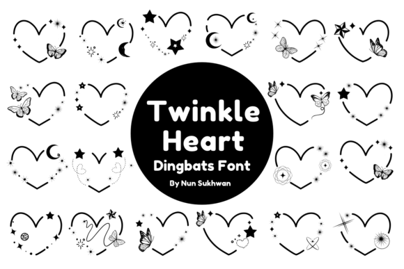 Twinkle Heart: Celestial Charms for Your Creative Projects