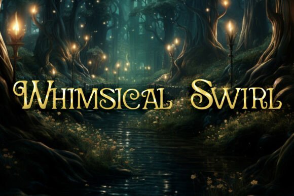 Whimsical Swirl: The Font That Tells a Story